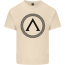Gym Lambda Symbol Bodybuilding Training Mens Cotton T-Shirt Tee Top Natural