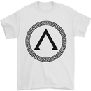 Gym Lambda Symbol Bodybuilding Training Mens T-Shirt 100% Cotton White