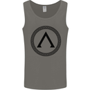 Gym Lambda Symbol Bodybuilding Training Mens Vest Tank Top Charcoal