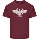 Gym SPQR Training Bodybuilding Mens Cotton T-Shirt Tee Top Maroon