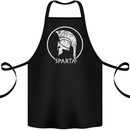 Gym Sparta Helmet Bodybuilding Training Cotton Apron 100% Organic Black