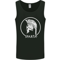 Gym Sparta Helmet Bodybuilding Training Mens Vest Tank Top Black