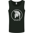 Gym Sparta Helmet Bodybuilding Training Mens Vest Tank Top Black