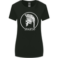 Gym Sparta Helmet Bodybuilding Training Womens Wider Cut T-Shirt Black