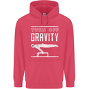 Gymnastics Turn Off Gravity Gymnast Pommel Horse Childrens Kids Hoodie Heliconia