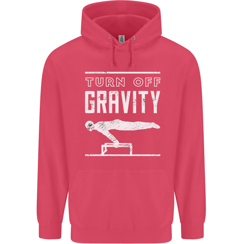 Gymnastics Turn Off Gravity Gymnast Pommel Horse Childrens Kids Hoodie Heliconia