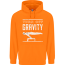Gymnastics Turn Off Gravity Gymnast Pommel Horse Childrens Kids Hoodie Orange