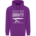 Gymnastics Turn Off Gravity Gymnast Pommel Horse Childrens Kids Hoodie Purple