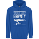 Gymnastics Turn Off Gravity Gymnast Pommel Horse Childrens Kids Hoodie Royal Blue