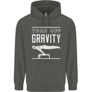 Gymnastics Turn Off Gravity Gymnast Pommel Horse Childrens Kids Hoodie Storm Grey