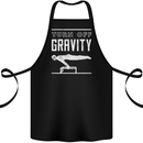 Gymnastics Turn Off Gravity Gymnast Pommel Horse Cotton Apron 100% Organic Black