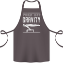 Gymnastics Turn Off Gravity Gymnast Pommel Horse Cotton Apron 100% Organic Dark Grey