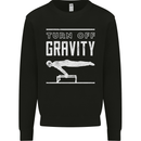 Gymnastics Turn Off Gravity Gymnast Pommel Horse Kids Sweatshirt Jumper Black