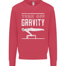 Gymnastics Turn Off Gravity Gymnast Pommel Horse Kids Sweatshirt Jumper Heliconia