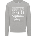 Gymnastics Turn Off Gravity Gymnast Pommel Horse Kids Sweatshirt Jumper Sports Grey