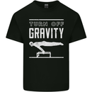 Gymnastics Turn Off Gravity Gymnast Pommel Horse Kids T-Shirt Childrens Black
