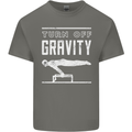Gymnastics Turn Off Gravity Gymnast Pommel Horse Kids T-Shirt Childrens Charcoal