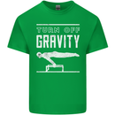 Gymnastics Turn Off Gravity Gymnast Pommel Horse Kids T-Shirt Childrens Irish Green