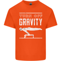 Gymnastics Turn Off Gravity Gymnast Pommel Horse Kids T-Shirt Childrens Orange