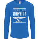 Gymnastics Turn Off Gravity Gymnast Pommel Horse Mens Long Sleeve T-Shirt Royal Blue