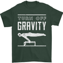 Gymnastics Turn Off Gravity Gymnast Pommel Horse Mens T-Shirt 100% Cotton Forest Green