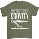 Gymnastics Turn Off Gravity Gymnast Pommel Horse Mens T-Shirt 100% Cotton Military Green