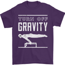 Gymnastics Turn Off Gravity Gymnast Pommel Horse Mens T-Shirt 100% Cotton Purple