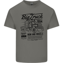 HGV Driver Big Truck Lorry Kids T-Shirt Childrens Charcoal