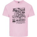 HGV Driver Big Truck Lorry Kids T-Shirt Childrens Light Pink