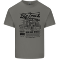 HGV Driver Big Truck Lorry Mens Cotton T-Shirt Tee Top Charcoal