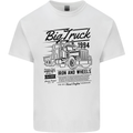 HGV Driver Big Truck Lorry Mens Cotton T-Shirt Tee Top White
