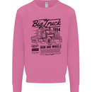 HGV Driver Big Truck Lorry Mens Sweatshirt Jumper Azalea