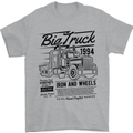 HGV Driver Big Truck Lorry Mens T-Shirt 100% Cotton Sports Grey