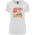 HO HO No Funny Lazy Christmas Bah Humbug Xmas Womens Wider Cut T-Shirt White