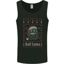 Hail Santa Demonic Evil Anti Christmas Xmas Mens Vest Tank Top Black