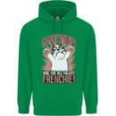 Hail the All Mighty Frenchie French Bulldog Dog Childrens Kids Hoodie Irish Green