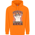 Hail the All Mighty Frenchie French Bulldog Dog Childrens Kids Hoodie Orange