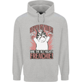 Hail the All Mighty Frenchie French Bulldog Dog Childrens Kids Hoodie Sports Grey