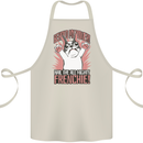 Hail the All Mighty Frenchie French Bulldog Dog Cotton Apron 100% Organic Natural