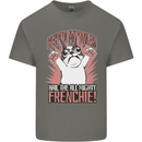 Hail the All Mighty Frenchie French Bulldog Dog Kids T-Shirt Childrens Charcoal