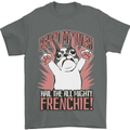 Hail the All Mighty Frenchie French Bulldog Dog Mens T-Shirt 100% Cotton Charcoal