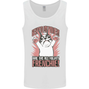 Hail the All Mighty Frenchie French Bulldog Dog Mens Vest Tank Top White