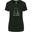 Hairy Christmas Bigfoot Yeti Xmas Womens Wider Cut T-Shirt Black