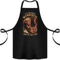 Halloween Cats Wonderful Time of the Year Cotton Apron 100% Organic Black