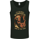 Halloween Cats Wonderful Time of the Year Mens Vest Tank Top Black