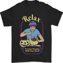 Halloween Messing With Your Head Satire Mens T-Shirt 100% Cotton Black