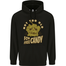 Halloween Not Too Old for Free Candy Mens 80% Cotton Hoodie Black