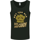 Halloween Not Too Old for Free Candy Mens Vest Tank Top Black