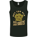 Halloween Not Too Old for Free Sweets Mens Vest Tank Top Black