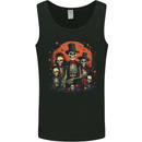 Halloween Skeleton Family With Skulls Mens Vest Tank Top Black